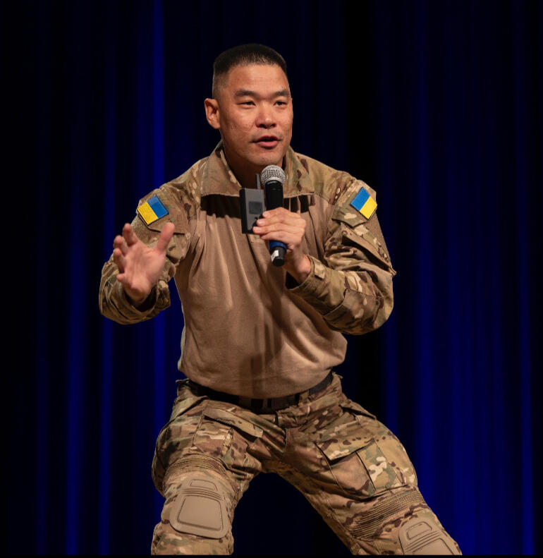 U.S. Air Force Veteran Mark J. Lindquist telling the story of Ukraine on stages across America U.S. Air Force Veteran Mark J. Lindquist telling the story of Ukraine on stages across America