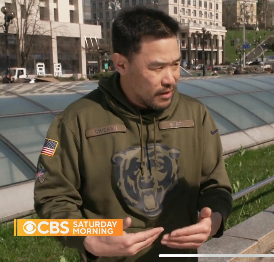 U.S. Air Force Veteran Mark J. Lindquist telling the story of Ukraine on CBS Saturday Morning U.S. Air Force Veteran Mark J. Lindquist telling the story of Ukraine on CBS Saturday Morning